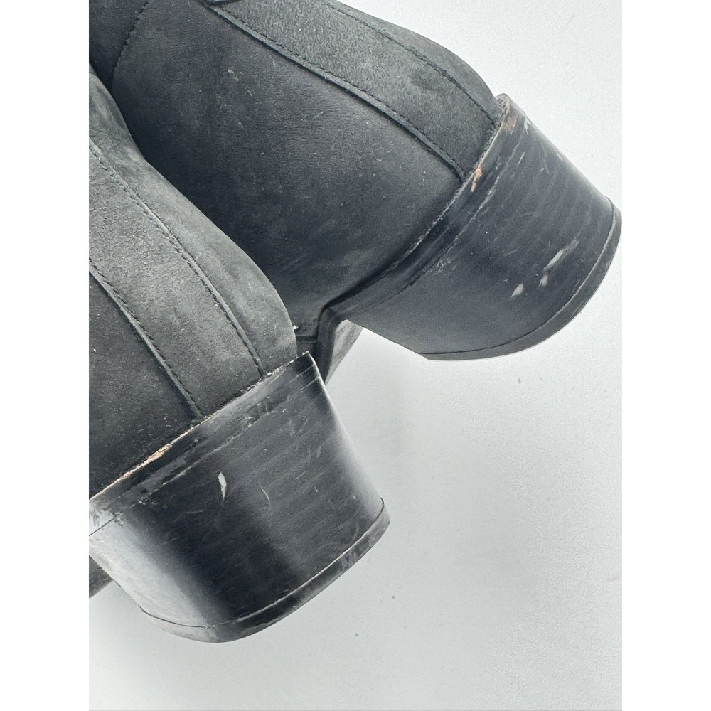 Vionic Joslyn Boots Size 6.5 Wide Black Weather Resistant Leather Ankle Zip - Picture 8 of 13